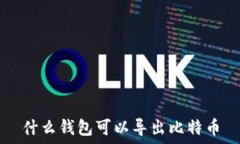   什么钱包可以导出比特币